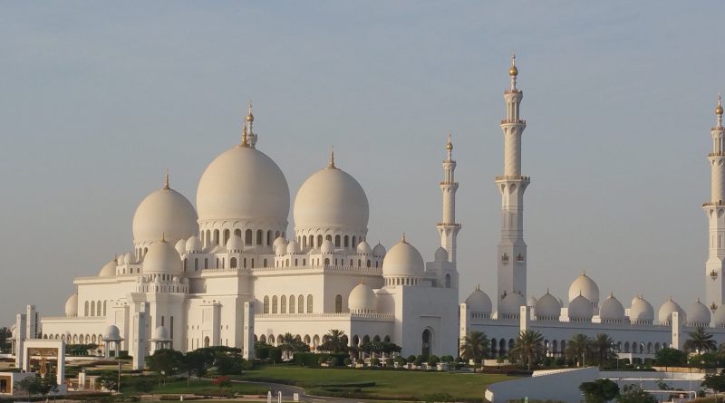 Foto der Sheik Zayed Moschee in Abu Dhabi